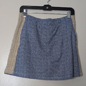 J McLaughlin Large Palm Spring Skort Skirt Catalina Cloth Size M